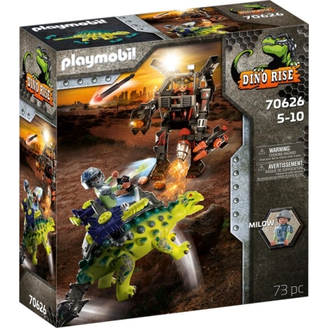 PLAYMOBIL Dino Rise Saichania: verdediging van de vechtersbazen - 70626
