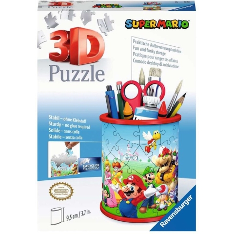 Ravensburger Pennenbak Super Mario - 3D puzzel - 54 stukjes