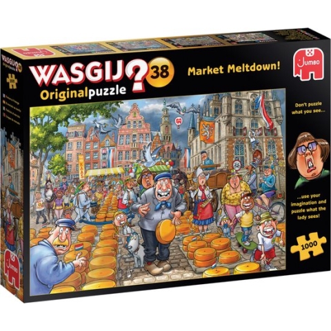 Wasgij Original 38 Kaasalarm puzzel - 1000 stukjes