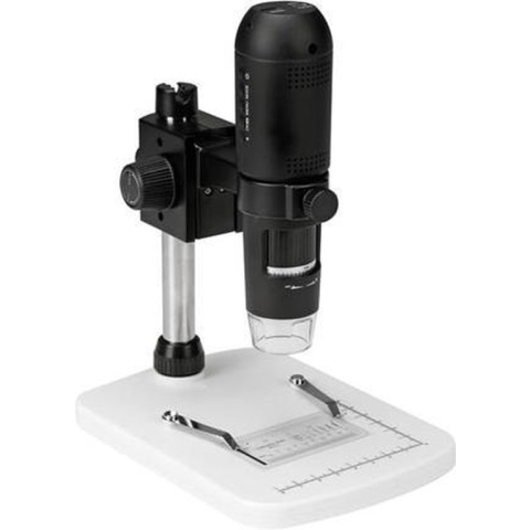 Velleman Digitale microscoop, 3 megapixel, HDMI, USB, instelbare focus, ideaal voor onderzoek van planten, mineralen, insecten en meer