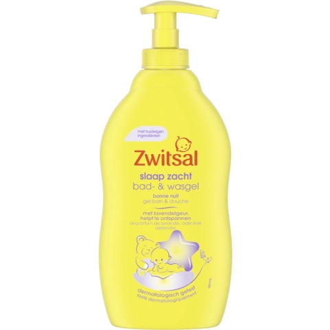 Zwitsal - Slaap Zacht - Bad & Wasgel - Lavendel - 400ml