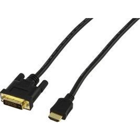 Valueline - DVI - HDMI Beeldscherm Kabel - zwart - 10 meter