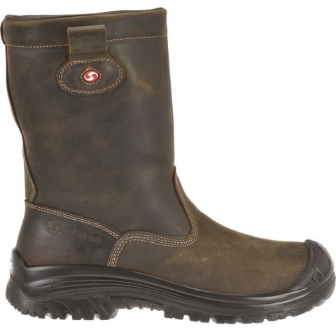 Sixton Werklaarzen Montana Wol Bruin S3 Maat 38