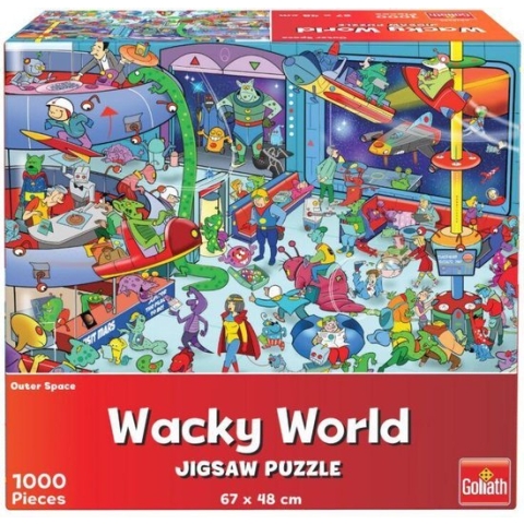 Goliath Wacky World Puzzel Outerspace 1000 Stukjes