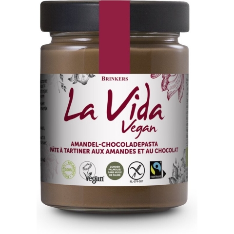 Amandelpasta La Vida Vegan - Pot 270 gram - Biologisch