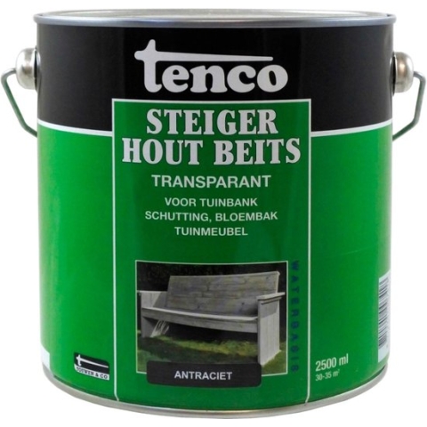 Tenco steigerhoutbeits antraciet - 2,5 liter