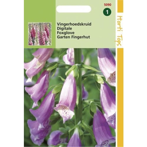 Hortitops Vingerhoedskruid Bloemzaad - Digitalis Purpurea - Gemengd