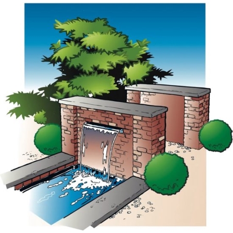 Ubbink - Niagara - 60 - roestvrij staal - waterval