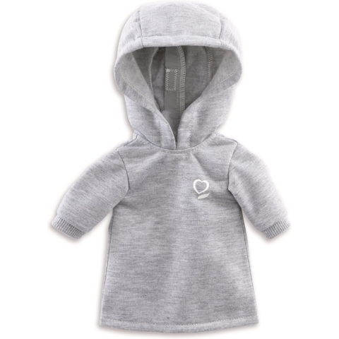 Corolle poppenkleding sweatjurk / hoodie dress voor ma corolle pop van 36cm