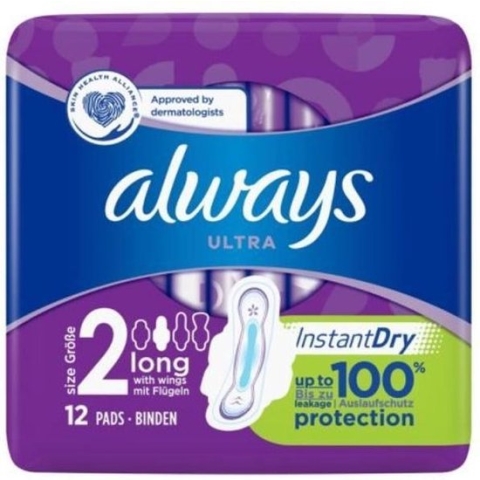 Always Maandverband Ultra Long 12 stuks