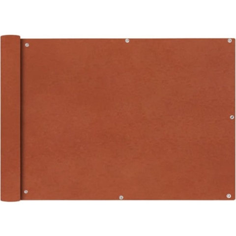 vidaXL-Balkonscherm-Oxford-textiel-75x400-cm-terracotta