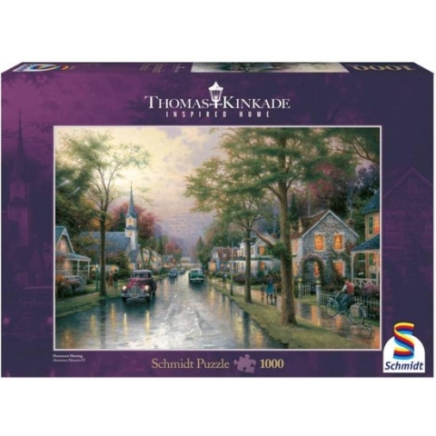 Schmidt Puzzel - Kinkade Hometown Morning