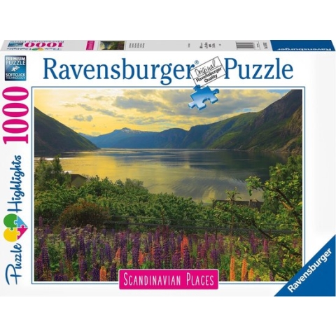 Ravensburger puzzel Scandinavian Places Fjord in Noorwegen - Legpuzzel - 1000 stukjes