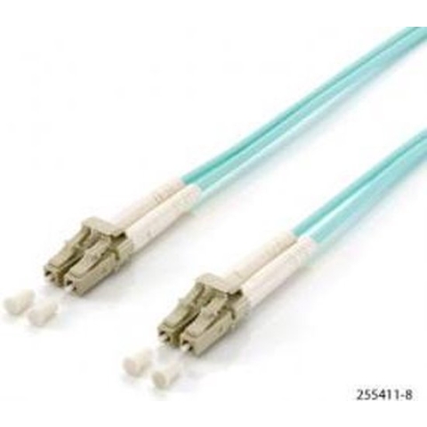 Equip LWL-patchkabel glasvezel kabel LC->LC 50/125mμ 0,50m Multimode Duplex turquoise polybag