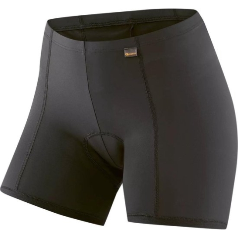 Gonso Fietsonderbroek Sitivo U Dames Polyamide Zwart/blauw Mt 48
