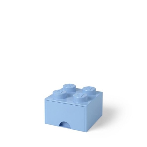 Opbergbox Brick 4, Lichtblauw - LEGO