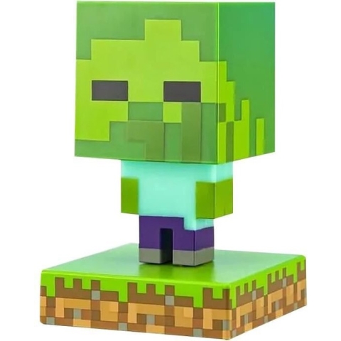 Paladone Minecraft Nachtlamp - Zombie - Icon Light - 3D Lamp