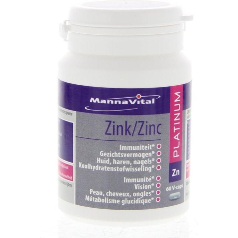 MannaVital Zink Platinum Capsules 60VCP