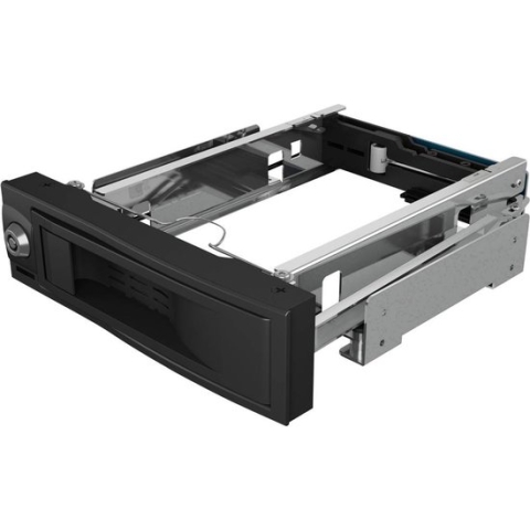 ICY BOX IB-167SSK, Wechselrahmen, 1x 3,5 SATA/SAS HDD zu 1x SATA Host, EasySwap 5.25 inch HDD-inbouwframe voor 3.5 inch