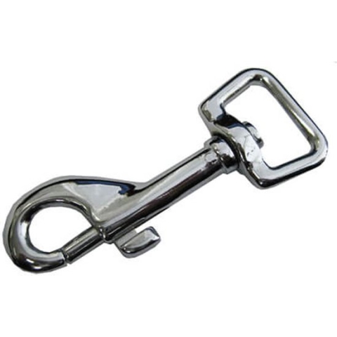 Musketon - Rechthoekig wervel - 80 mm