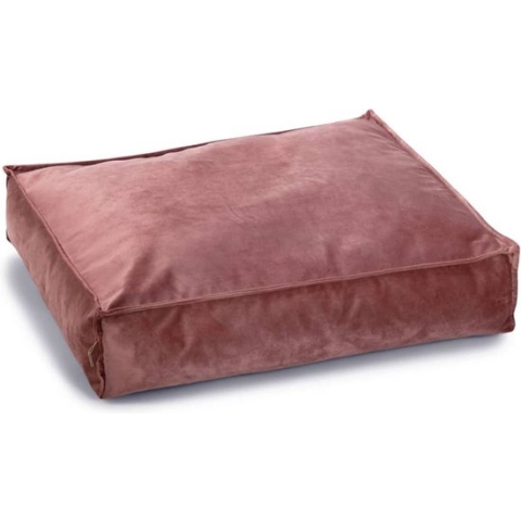 Designed by Lotte Nalino - Hondenkussen - Fluweel - Roze - 70x55x15 cm
