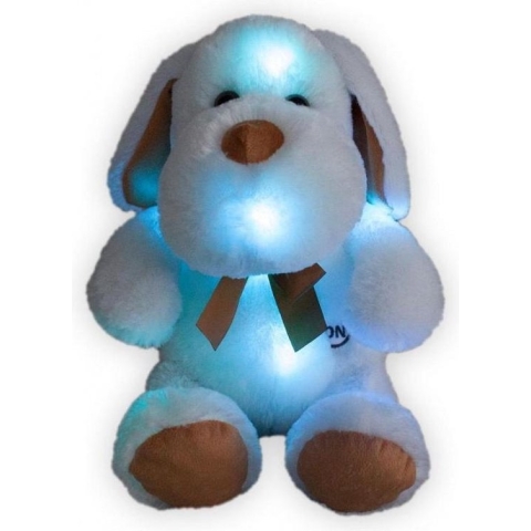 Basic Pluche Beer met LED lampjes 30cm