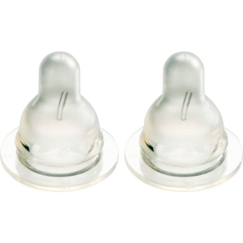 Difrax Flessenspeen Natural - Maat Medium - 2 stuks