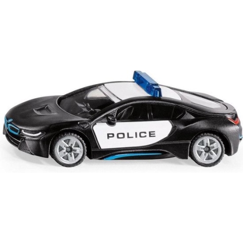 Siku Bmw I8 Us-police Politieauto 8 Cm Staal Zwart/wit (1533)