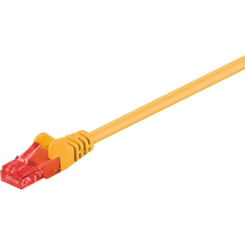 Wentronic CAT6 Netwerkkabel - RJ45 - Geel - 25 m