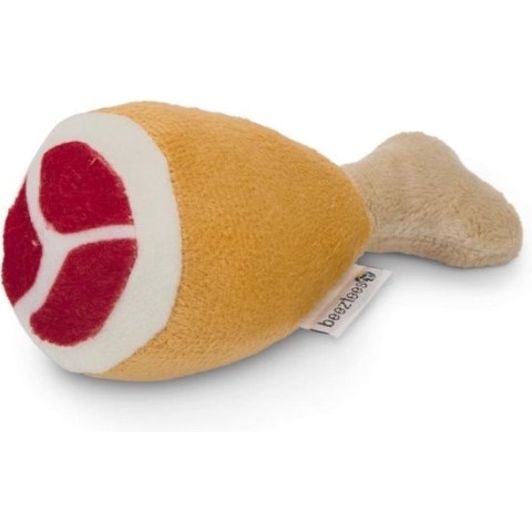 Beeztees pluche drumstick klein 12,5 cm