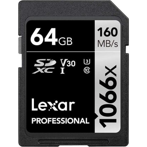 Lexar SDXC Professional UHS-I 1066x 64GB