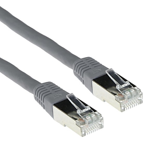ACT Grijze 7 meter LSZH SFTP CAT6 patchkabel met RJ45 connectoren FB9007