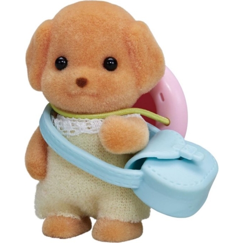 Sylvanian Families 5411 baby poedel- fluweelzachte speelfiguur