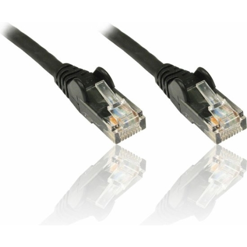 CablExpert PP12-2M/BK - Netwerkkabel, UTP Cat5E, zwart