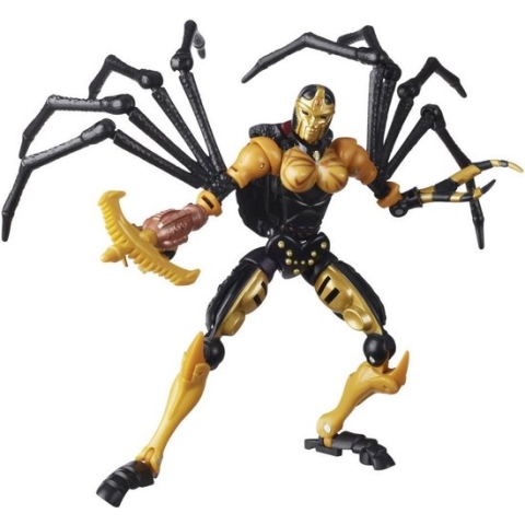 Transformers Generations War for Cybertron Kingdom Deluxe Black Arachnia - Speelfiguur