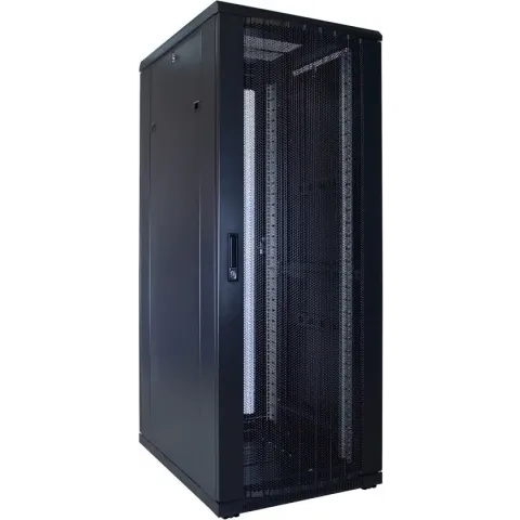 32U serverkast met geperforeerde deur 600x800x1600mm (BxDxH)