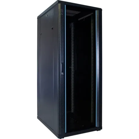 32U serverkast met glazen deur 600x800x1600mm (BxDxH)