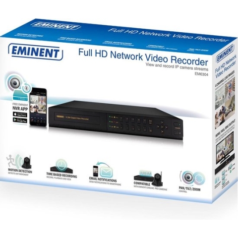 Eminent NVR 4 channel for Camline Pro cameras