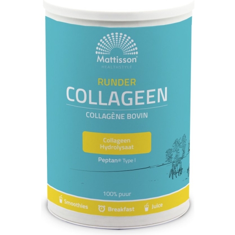 Mattisson Runder Collageen Poeder Peptan Puur - 300 Gram