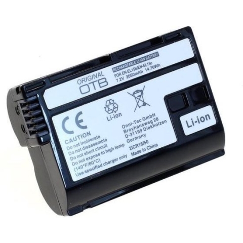 Original OTB Accu Batterij Nikon EN-EL15b EN-EL15c EN-EL15 2050mAh