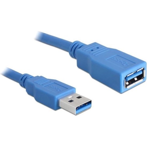 Delock - USB 3.0 Verlengkabel - Blauw - 3 meter