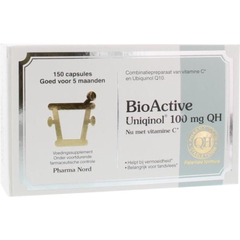 Pharma Nord BioActive Uniqinol Q10 100 mg - 150 Capsules - Voedingssupplement