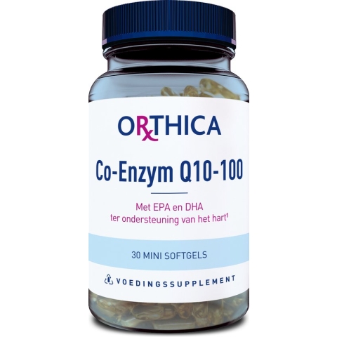 Orthica Co-Enzym Q10-100 (Enzymen) - 30 Softgels