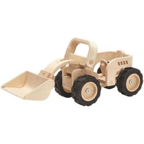 PlanToys Houten Speelgoed Bulldozer