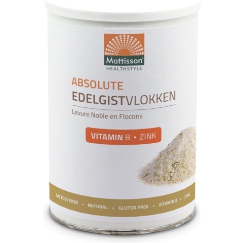 Mattisson Edelgistvlokken - Vitamine B12 & Zink - Edelgist Vlokken - 200 Gram