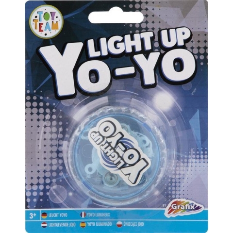 Lichtgevende jojo - Blauw - Cadeau voor kinderen - Grafix