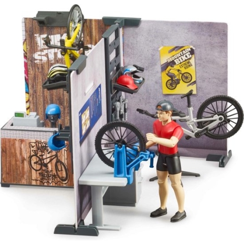 Bruder bworld Bikeshop met figuur (63120)