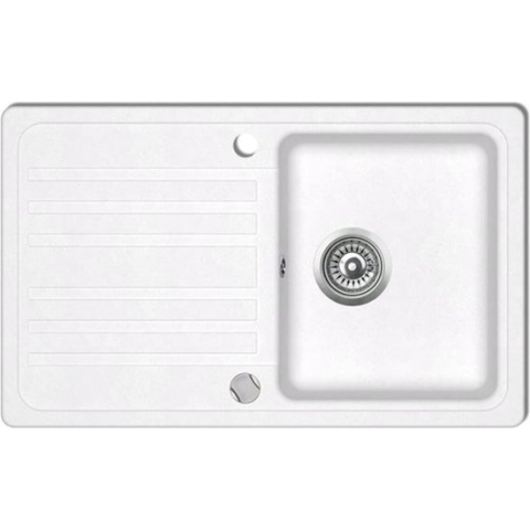 vidaXL-Spoelbak-graniet-enkele-bak-met-afvoer-omkeerbaar-crème