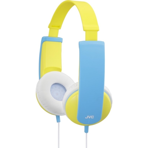 JVC HA-KD5 - On-ear kinder koptelefoon - Geel/Blauw