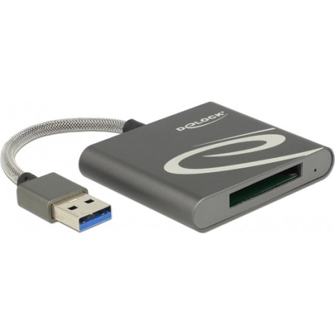 DeLOCK USB Cardreader met USB-A connector en 1 kaartsleuf - voor XQD - USB3.0